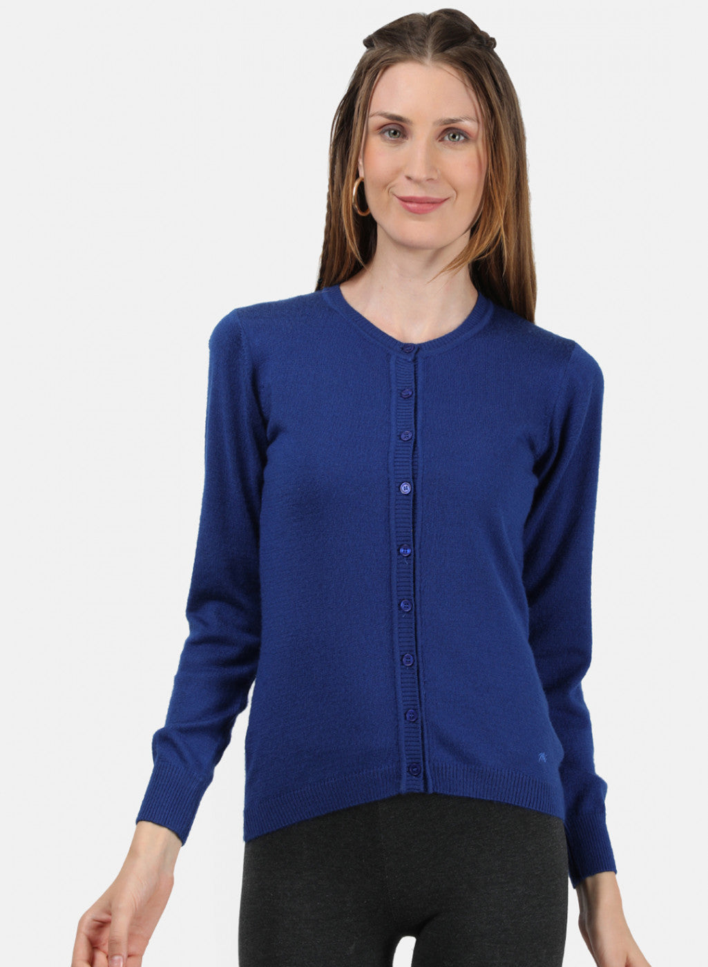 Bright blue cardigan on sale ladies