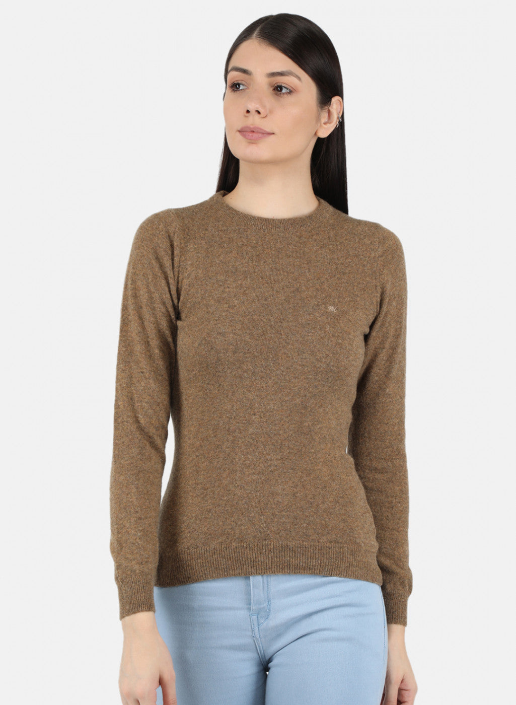 Buy Women Brown Solid Winter Top Online in India - Monte Carlo