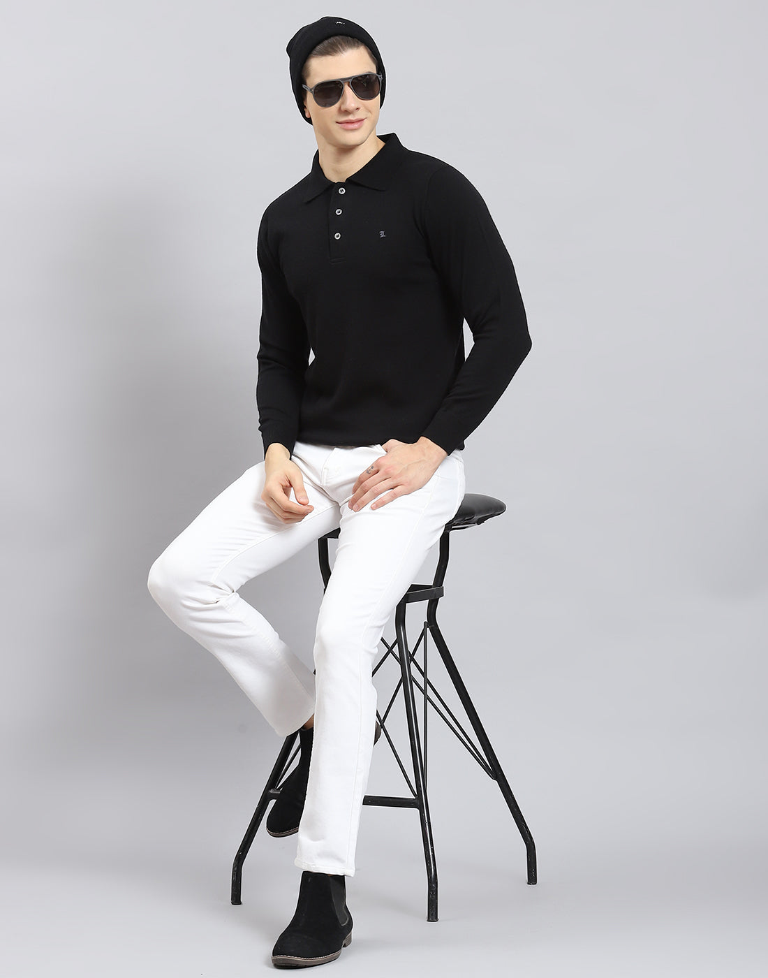 Full sleeves collar outlet t-shirt online india