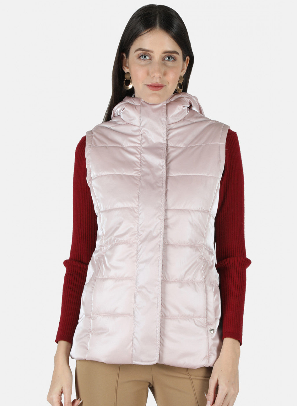 Buy Women Pink Solid Jacket Online in India - Monte Carlo