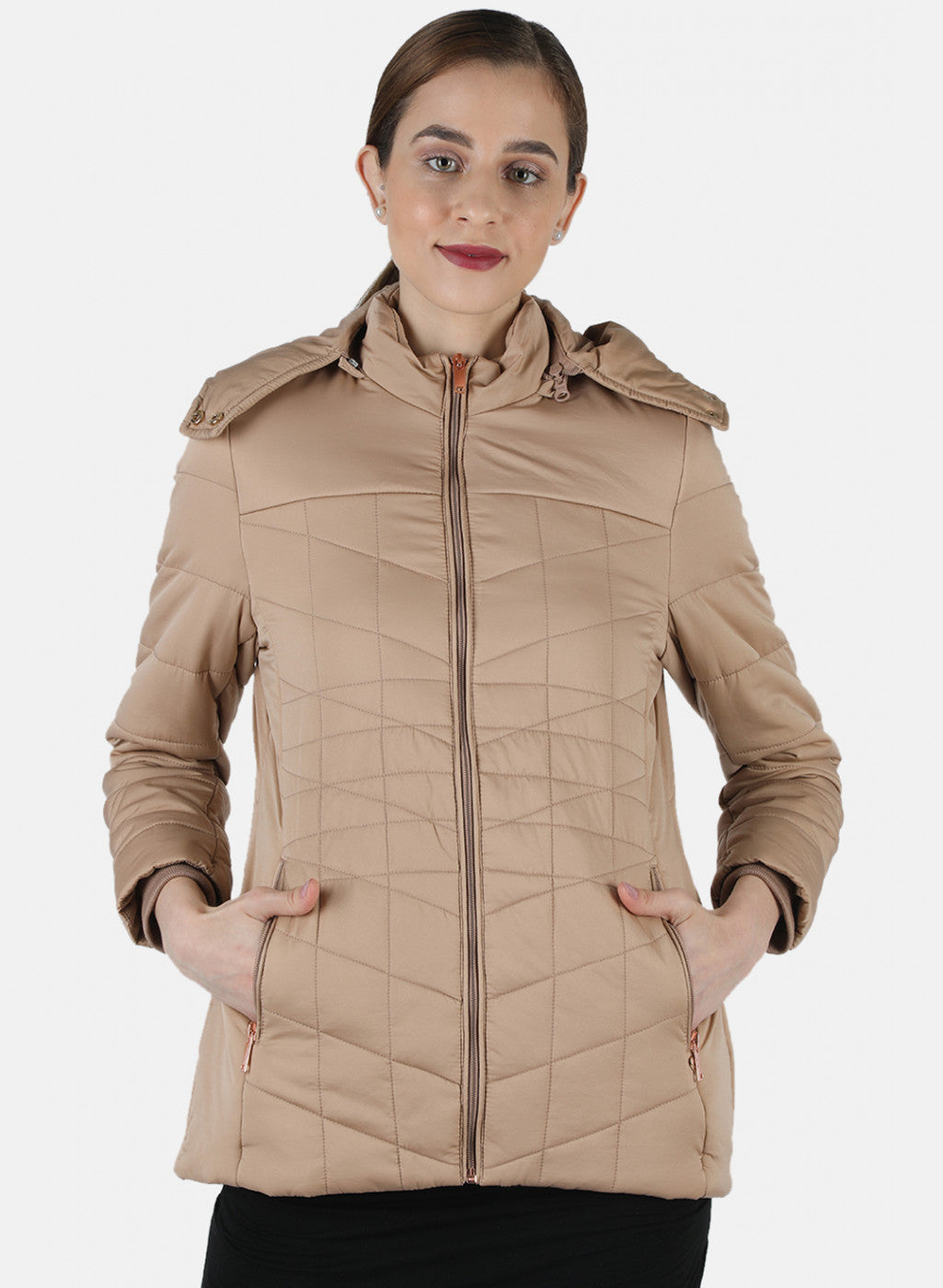 Buy Women Pink Solid Jacket Online in India - Monte Carlo