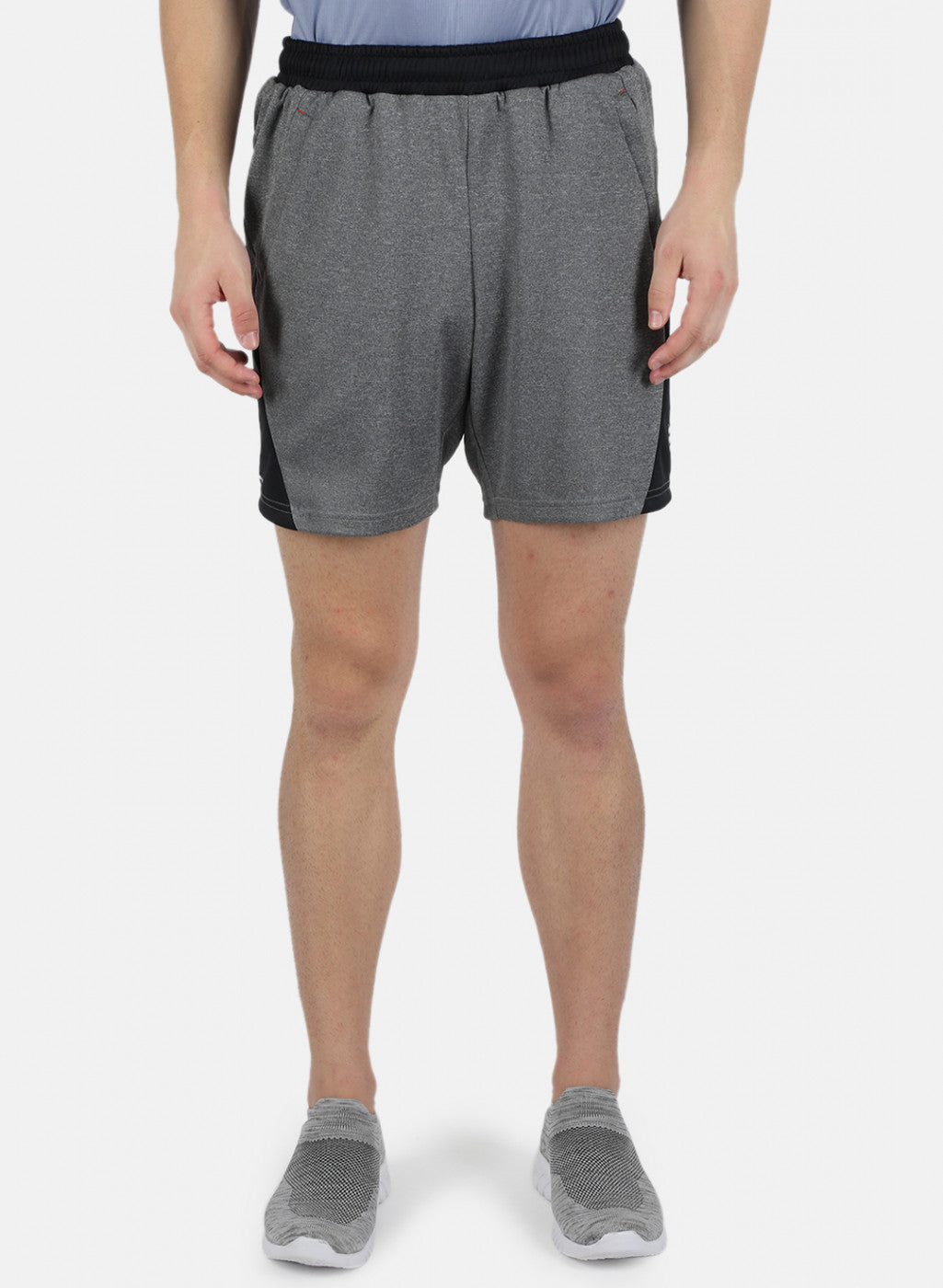 Buy Men Grey Self Design Shorts Online in India - Rock.it