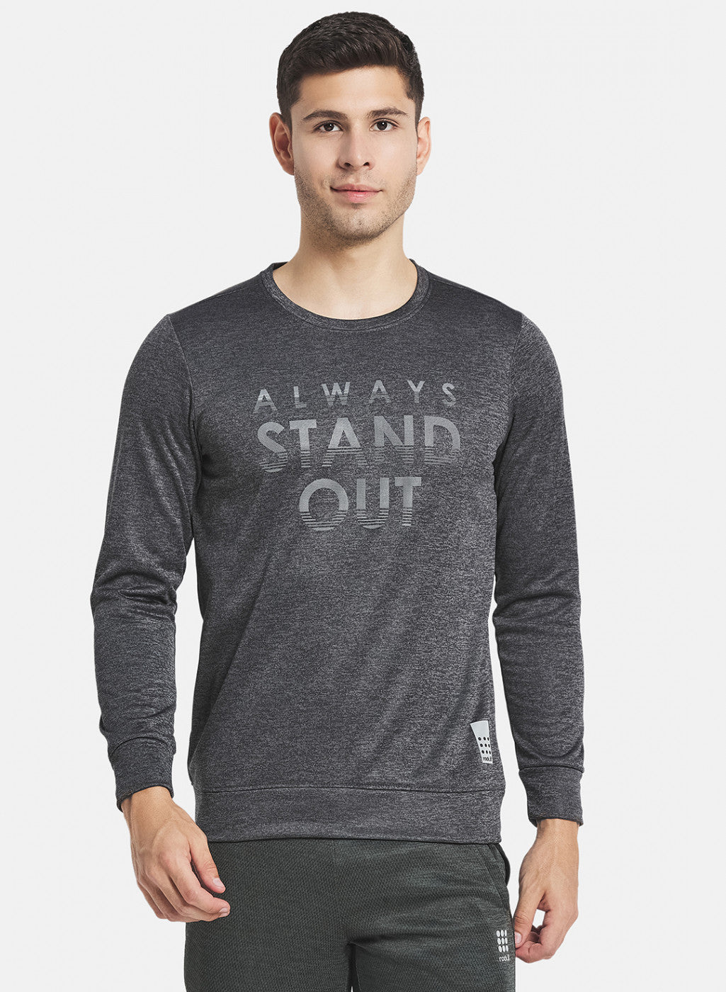 Buy Men Grey Printed Sweatshirt Online in India - Rock.it