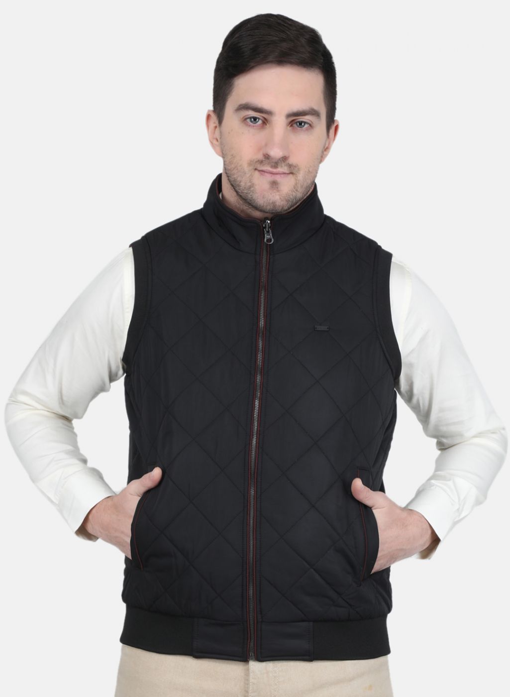 Buy Men Black Solid Thermal Vest Online in India - Monte Carlo