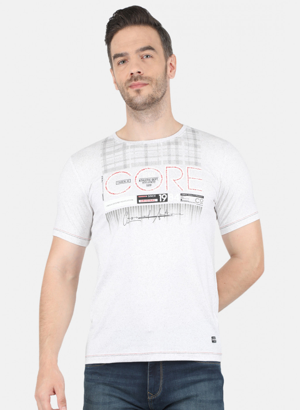 Men Off White Tshirts - Buy Men Off White Tshirts online in India