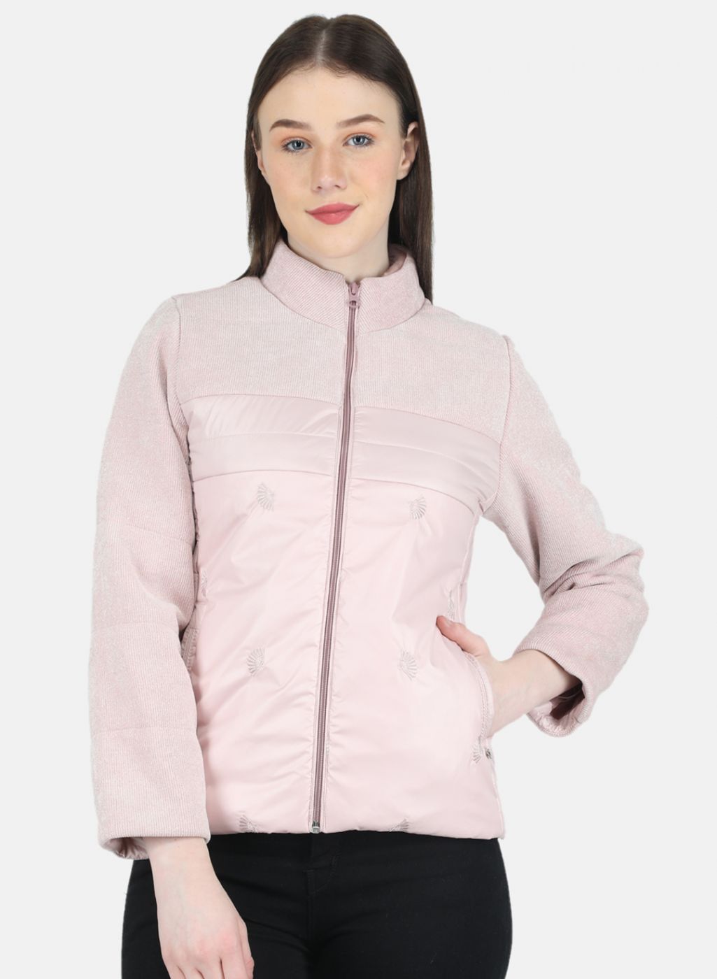 Buy Women Pink Solid Jacket Online in India - Monte Carlo