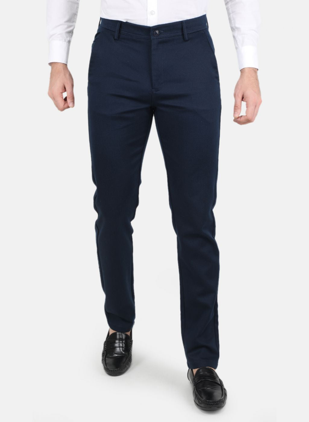 Buy Navy Blue Formal Trouser For Men Online @ Best Prices in India