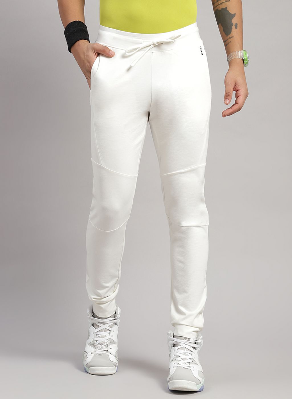 Mens white tracksuit discount pants