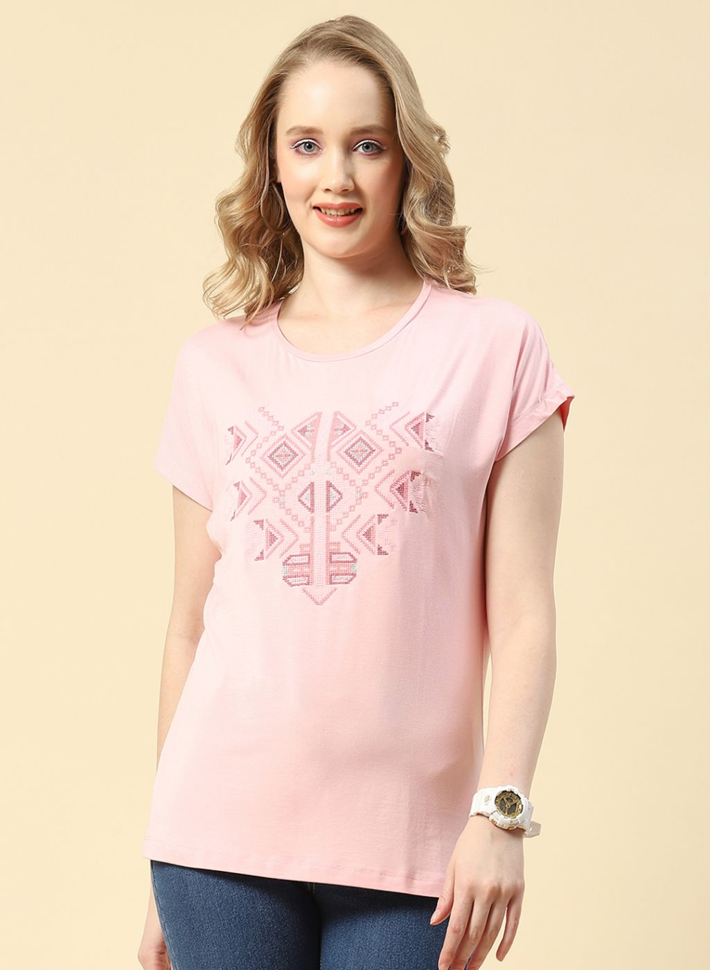 Buy Womens Multi Color Printed Tops Online in India - Monte Carlo