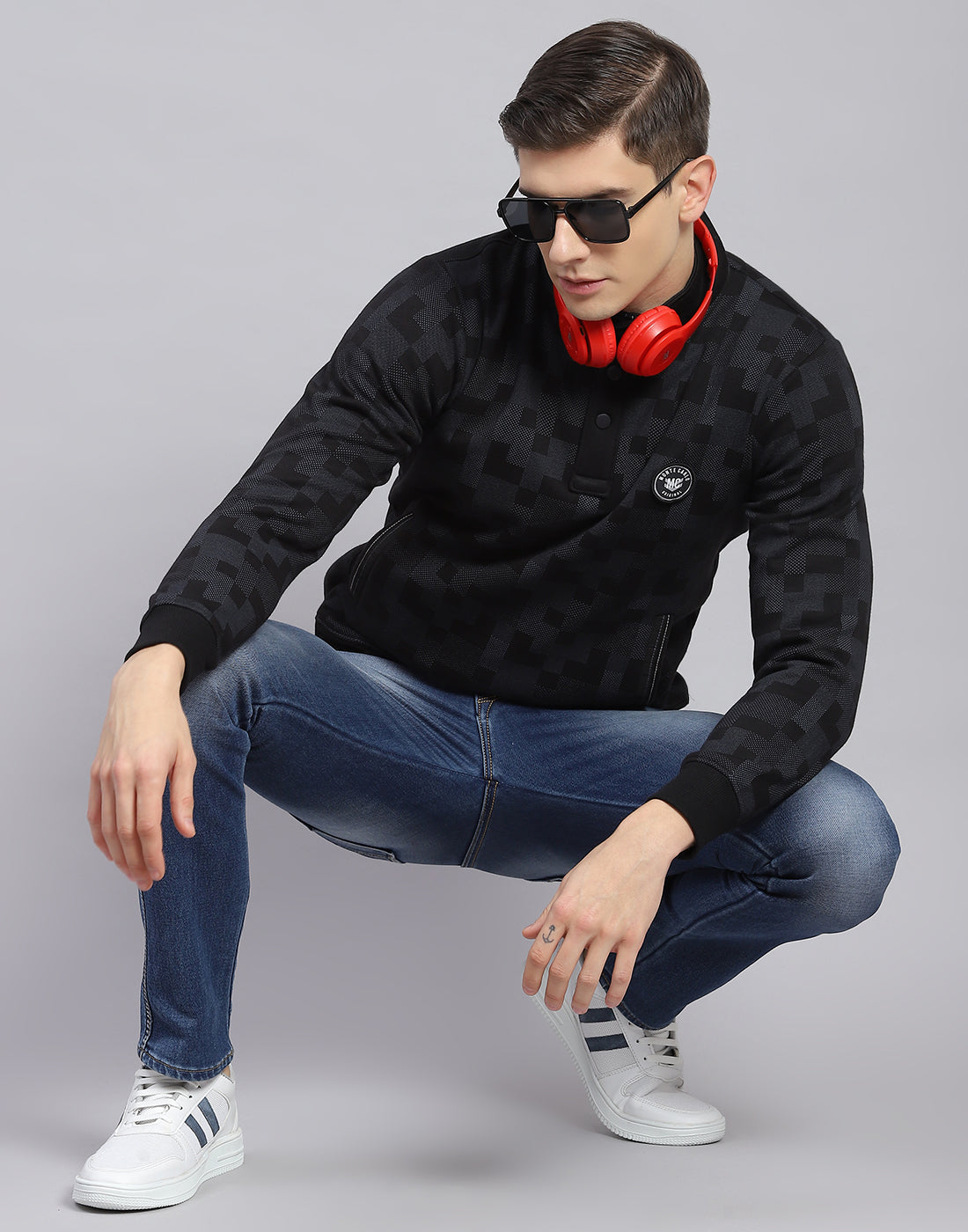 Black Graphic Sweatshirt - Buy Black Graphic Sweatshirt online in India