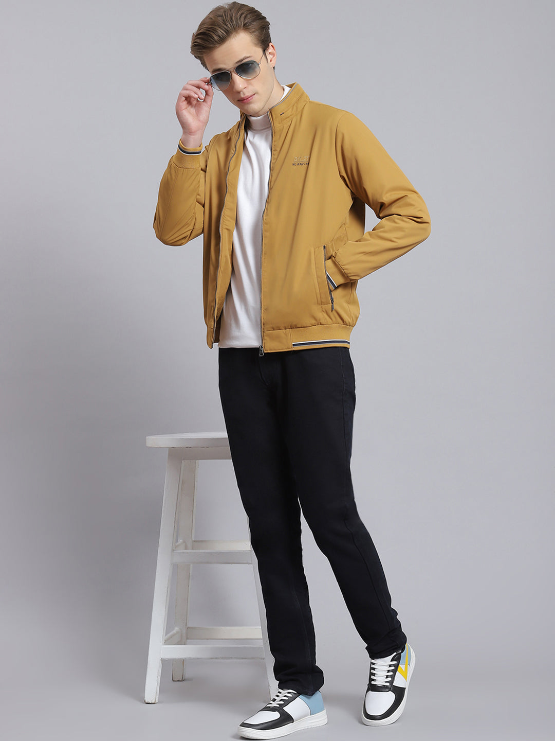 Mustard colour outlet mens jacket