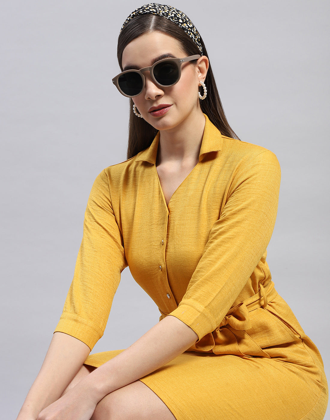 Womens yellow fashion tunic s