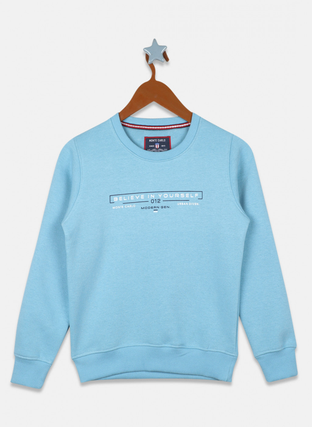 Buy Boys Blue Printed Sweatshirt Online in India Monte Carlo