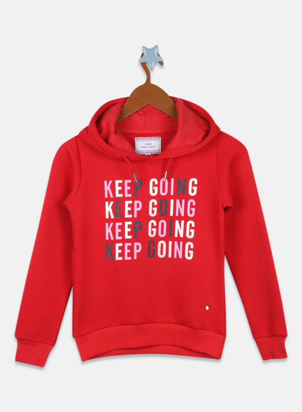 Buy Girls Red Printed Sweatshirt Online in India Monte Carlo