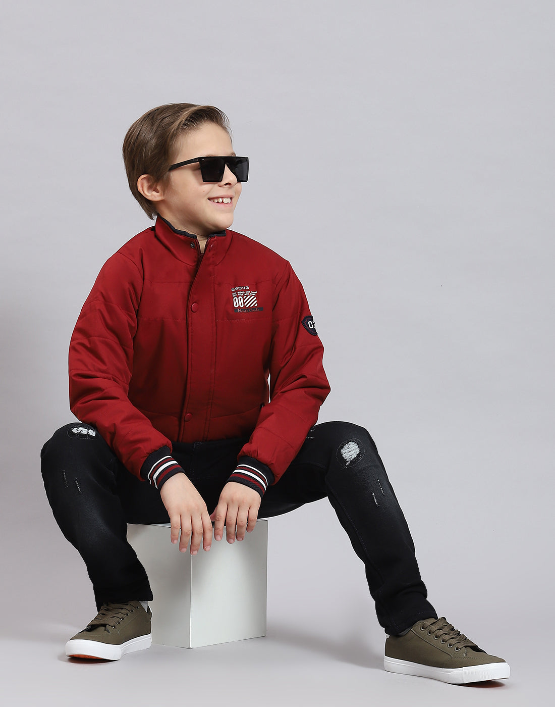 Boys maroon store jacket