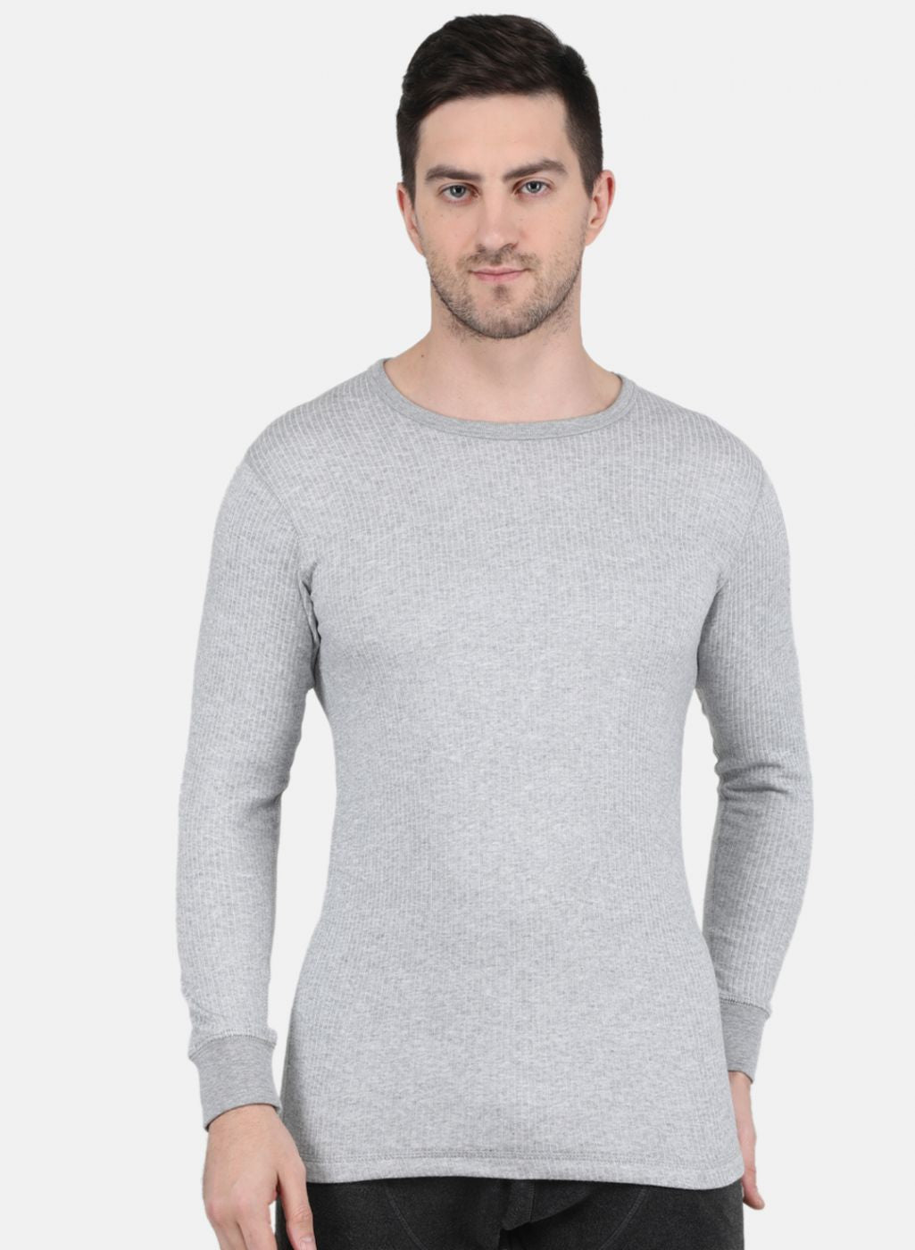 Buy Men Grey Solid Thermal Vest Online in India - Monte Carlo