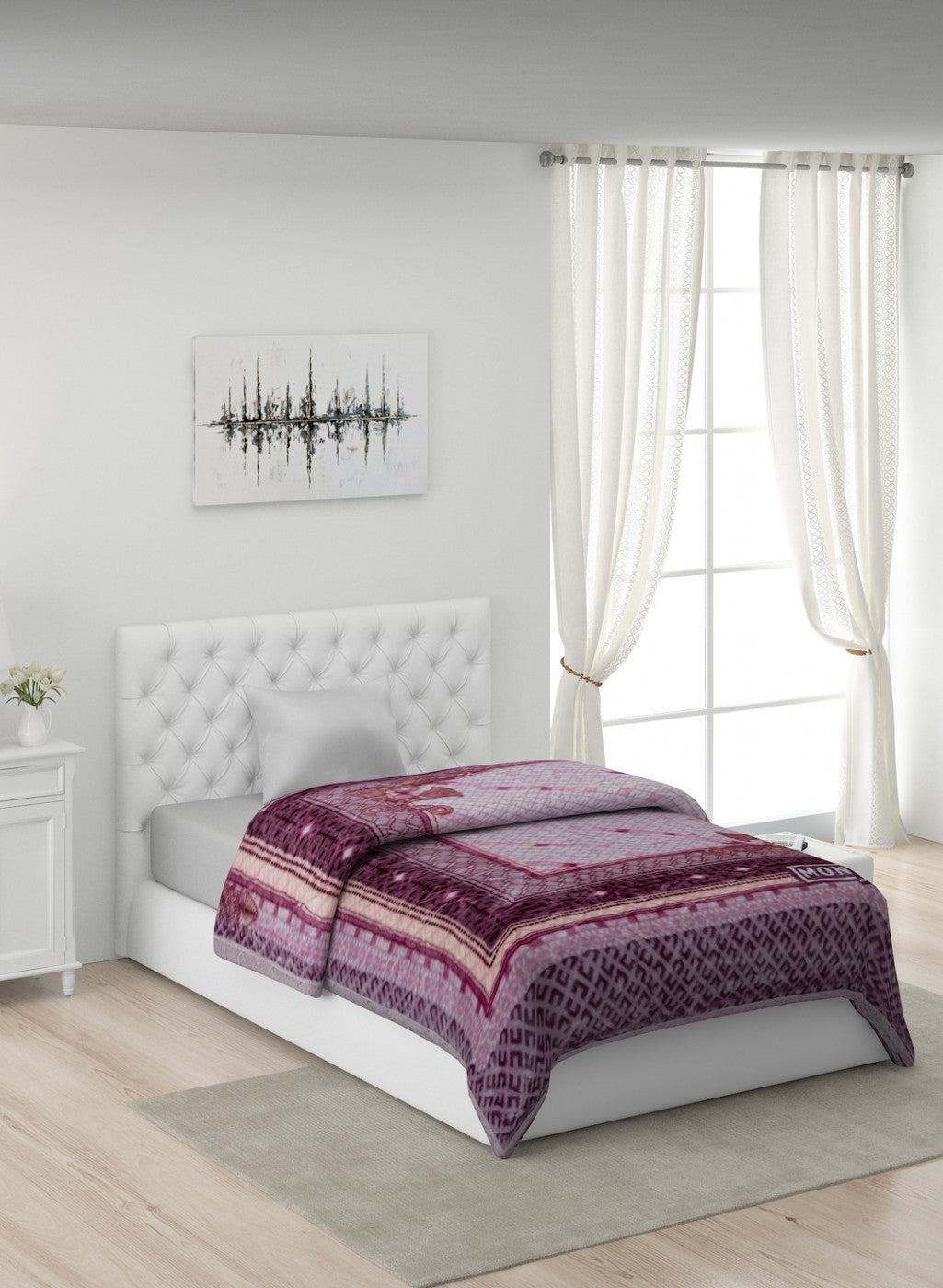 Buy Printed Mink Single Blanket for Heavy Winter - 2 Ply Online in India -  Monte Carlo