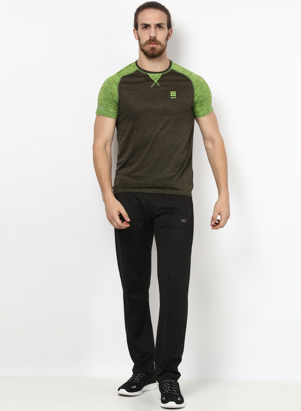 Buy Rockit Olive Round Neck Smart Fit T-Shirt Online in India - Rock.it