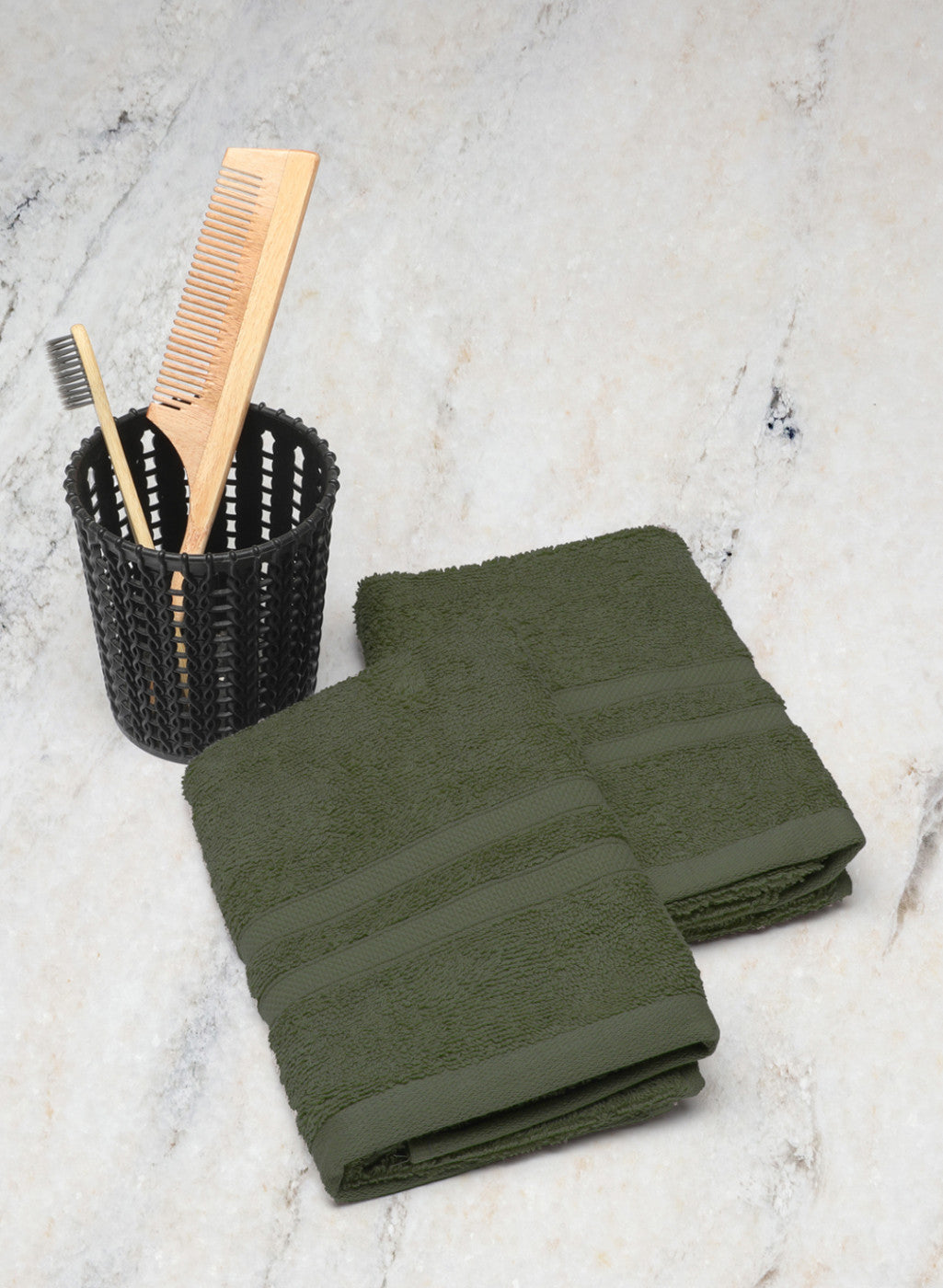 Olive green 2025 hand towels