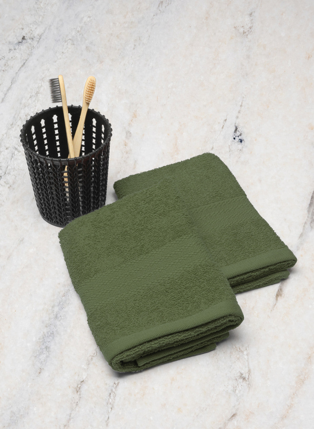 Olive discount hand towels