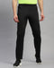 Men Black Solid Regular Fit Lower