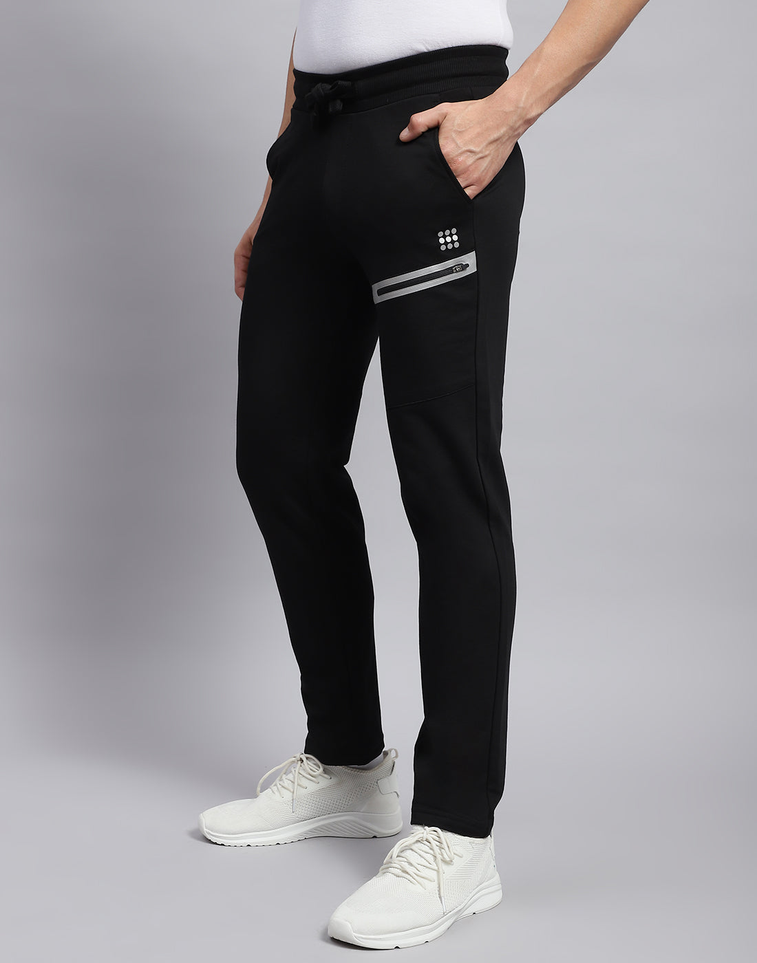 Men Black Solid Smart Fit Jogger