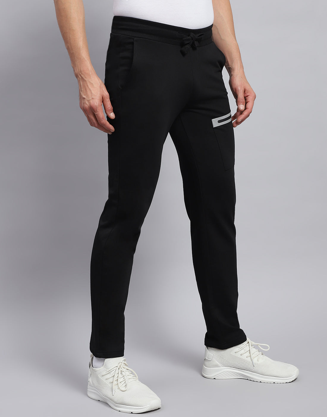 Men Black Solid Smart Fit Jogger