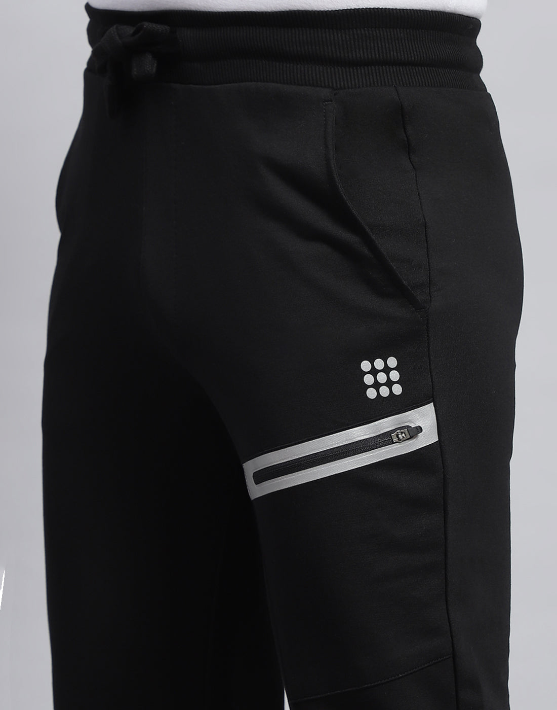 Men Black Solid Smart Fit Jogger