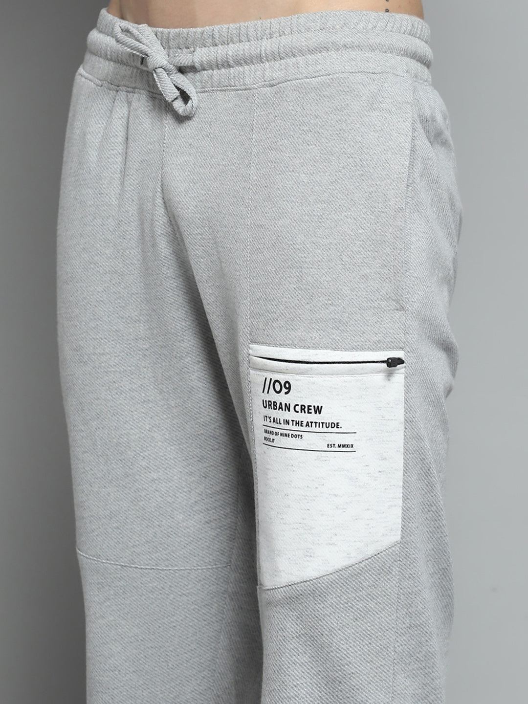 Men Grey Printed   Lower