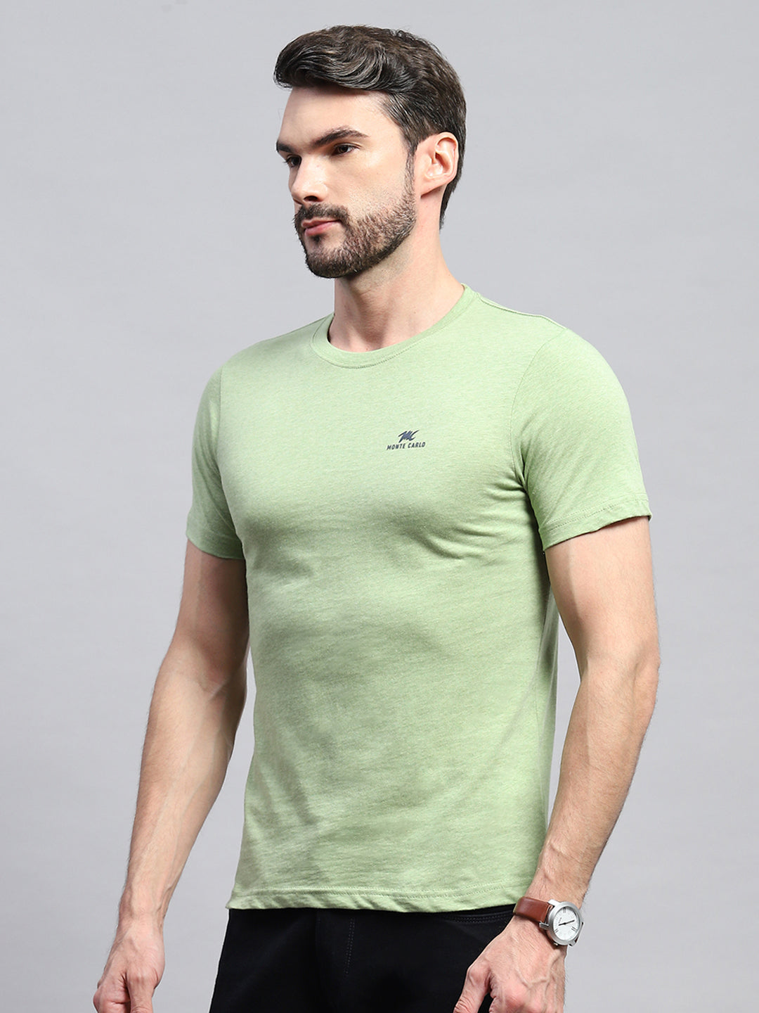 Men Multicolor Solid Round Neck Half Sleeve T-Shirt (Pack of 3)