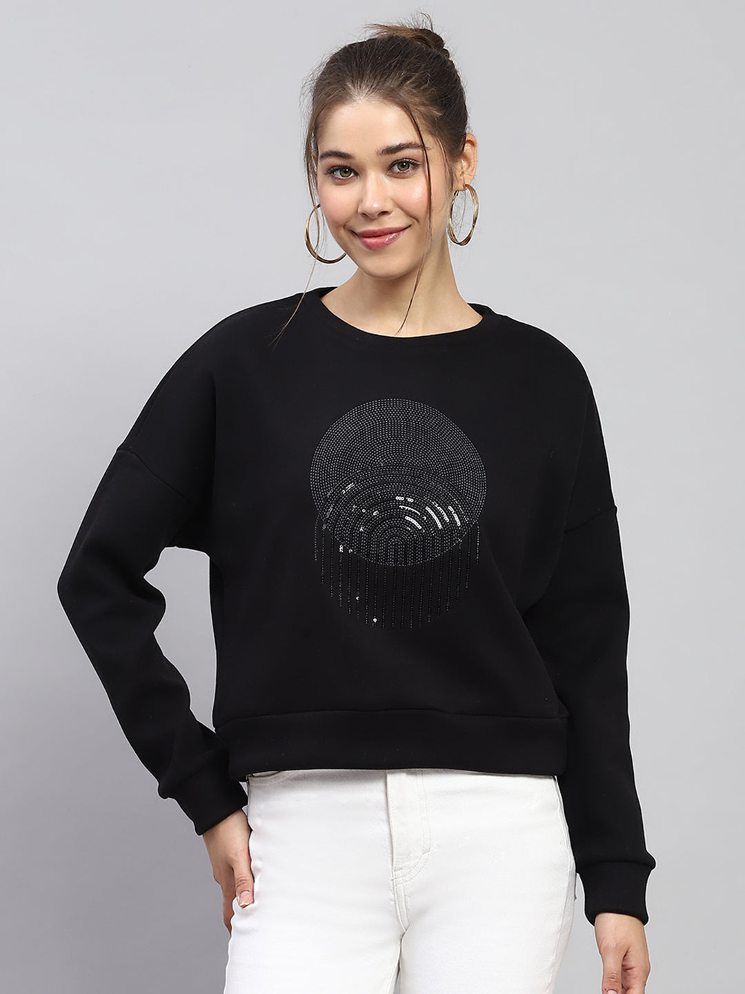 Women Black Sweatshirt Buy Black Sweatshirts For Ladies Online Monte Carlo