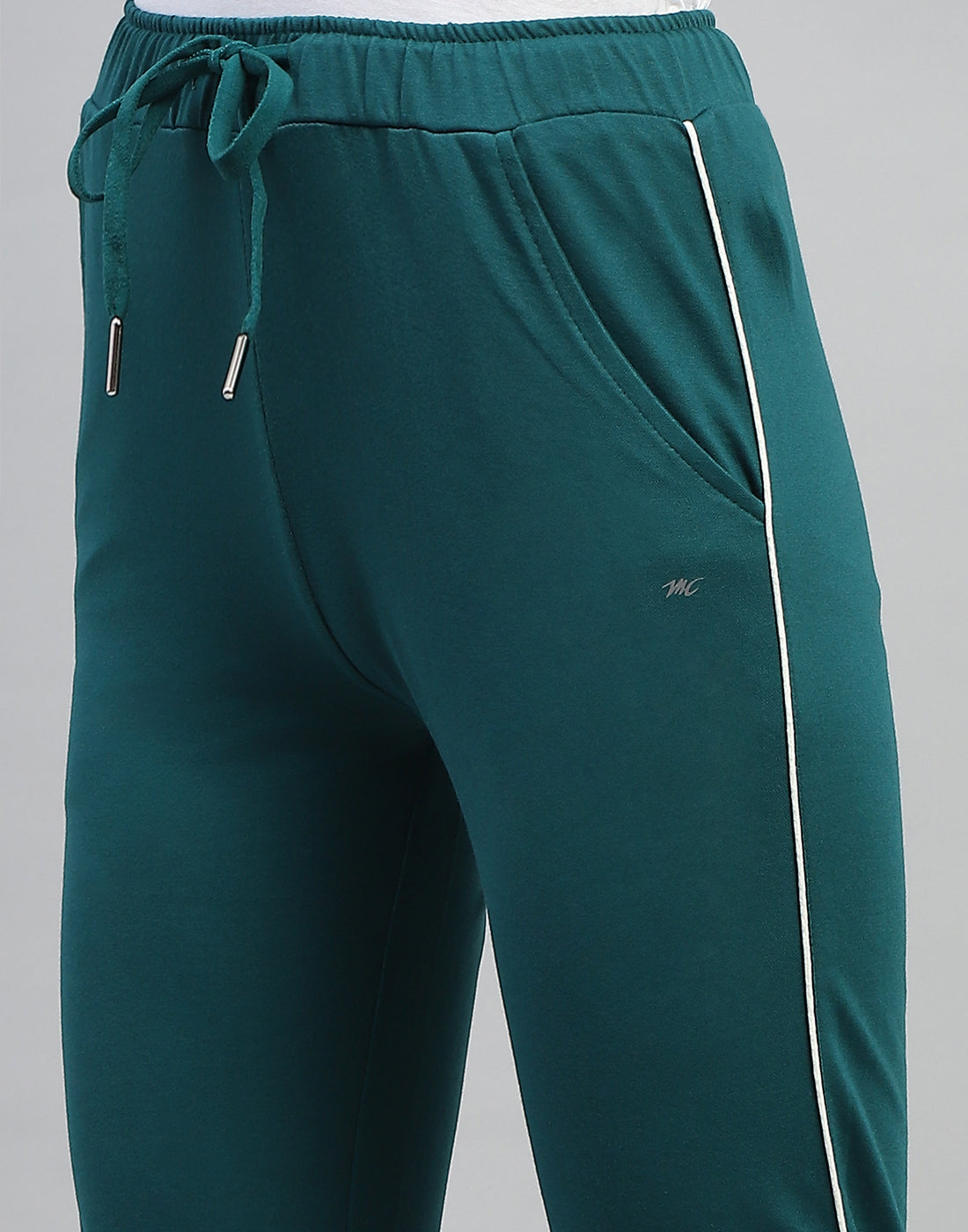 Women Green Solid Regular Fit Lower