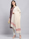 Women Beige Self Design Shawl