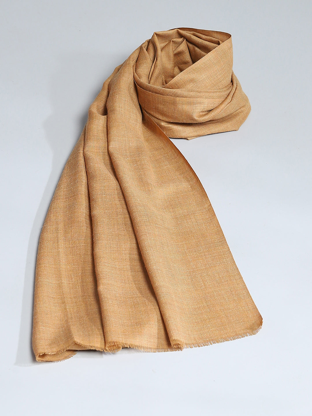 Women Khaki Solid Stole