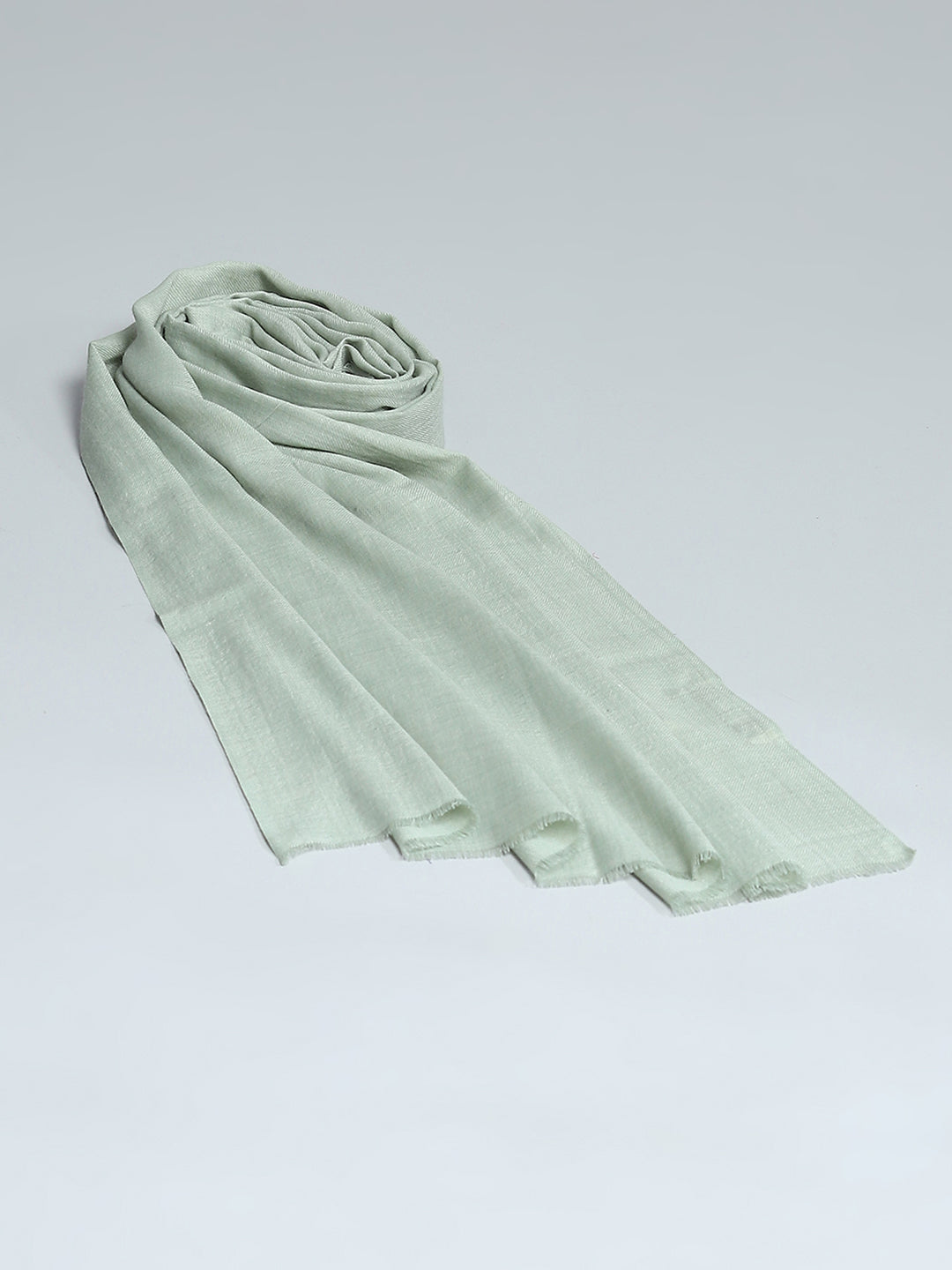 Women Green Solid Stole