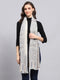 Women Grey Self Design Stole