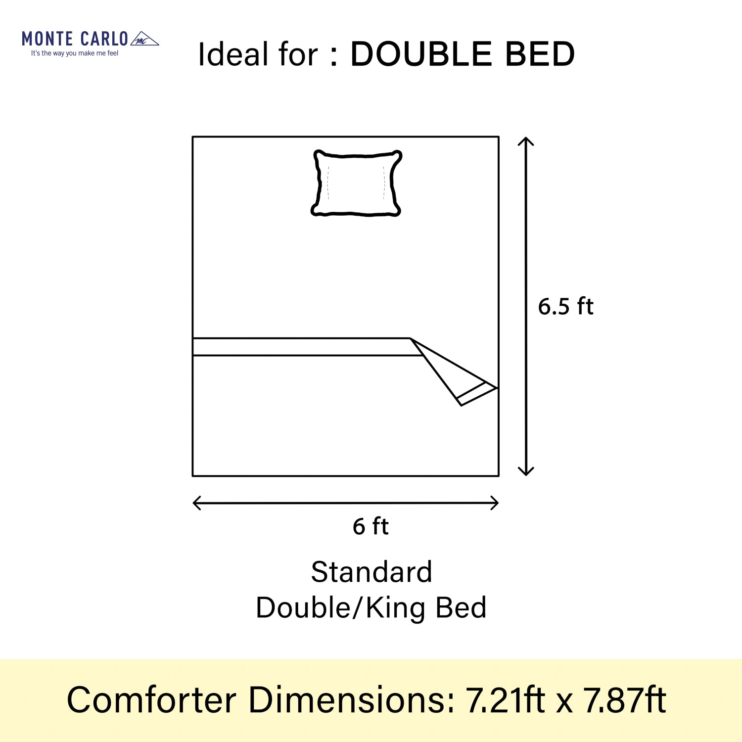 Printed Double Bed Blanket for Heavy Winter -2 Ply