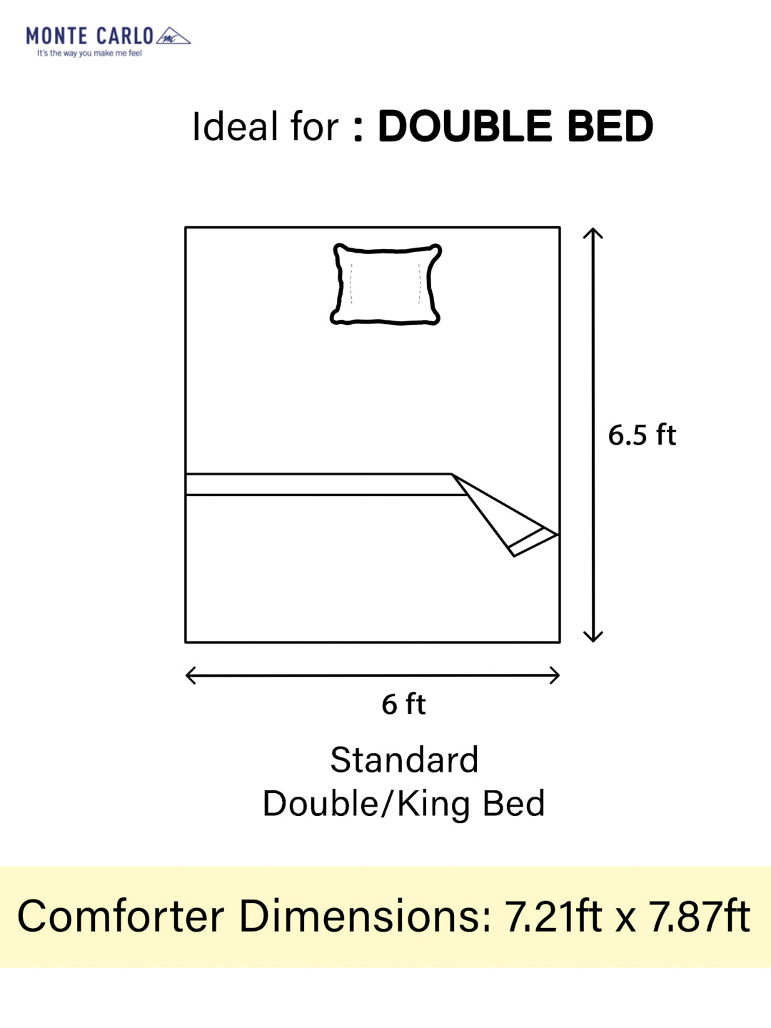 Printed Double Bed Blanket for Heavy Winter -1 Ply