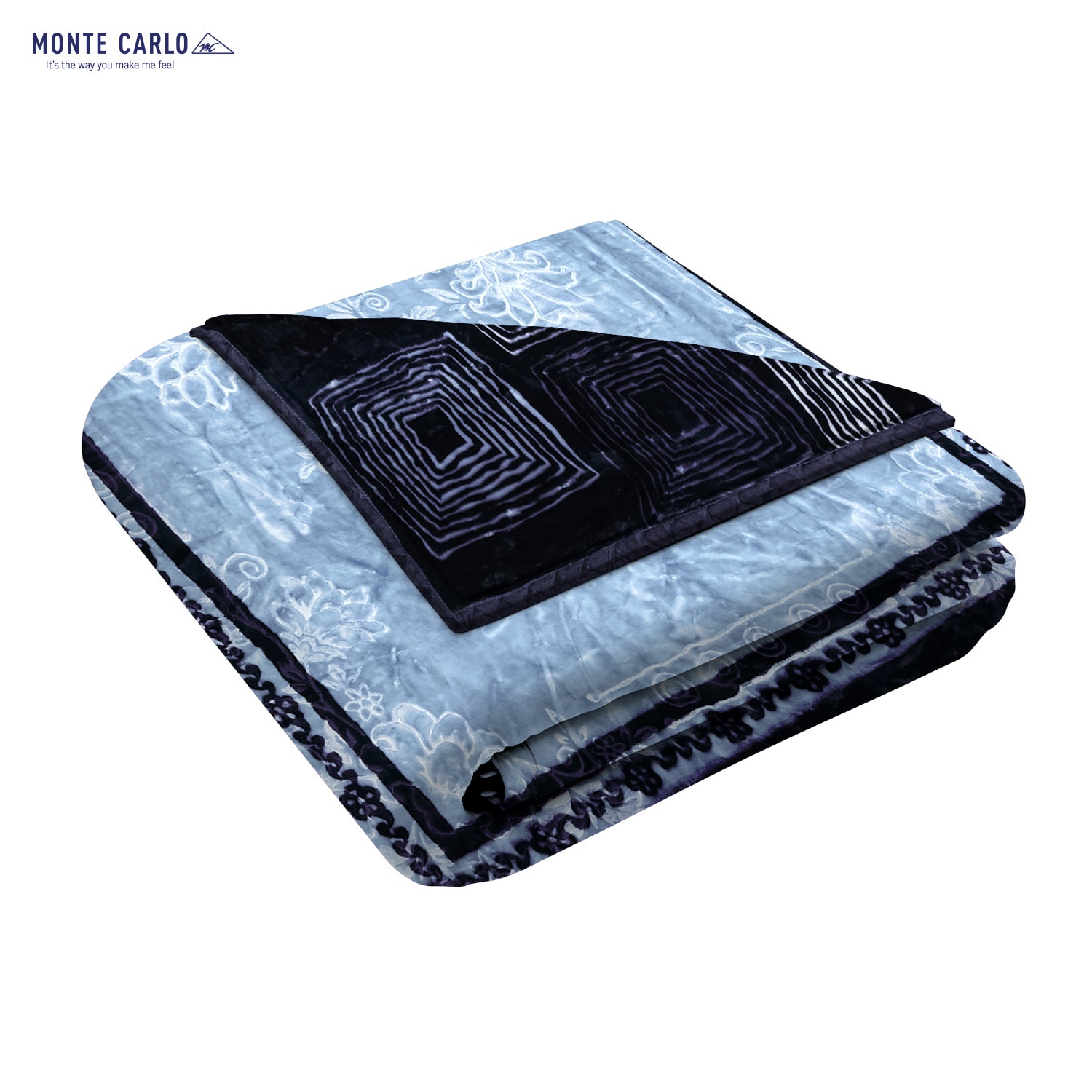 Printed Double Bed Blanket for Heavy Winter -2 Ply