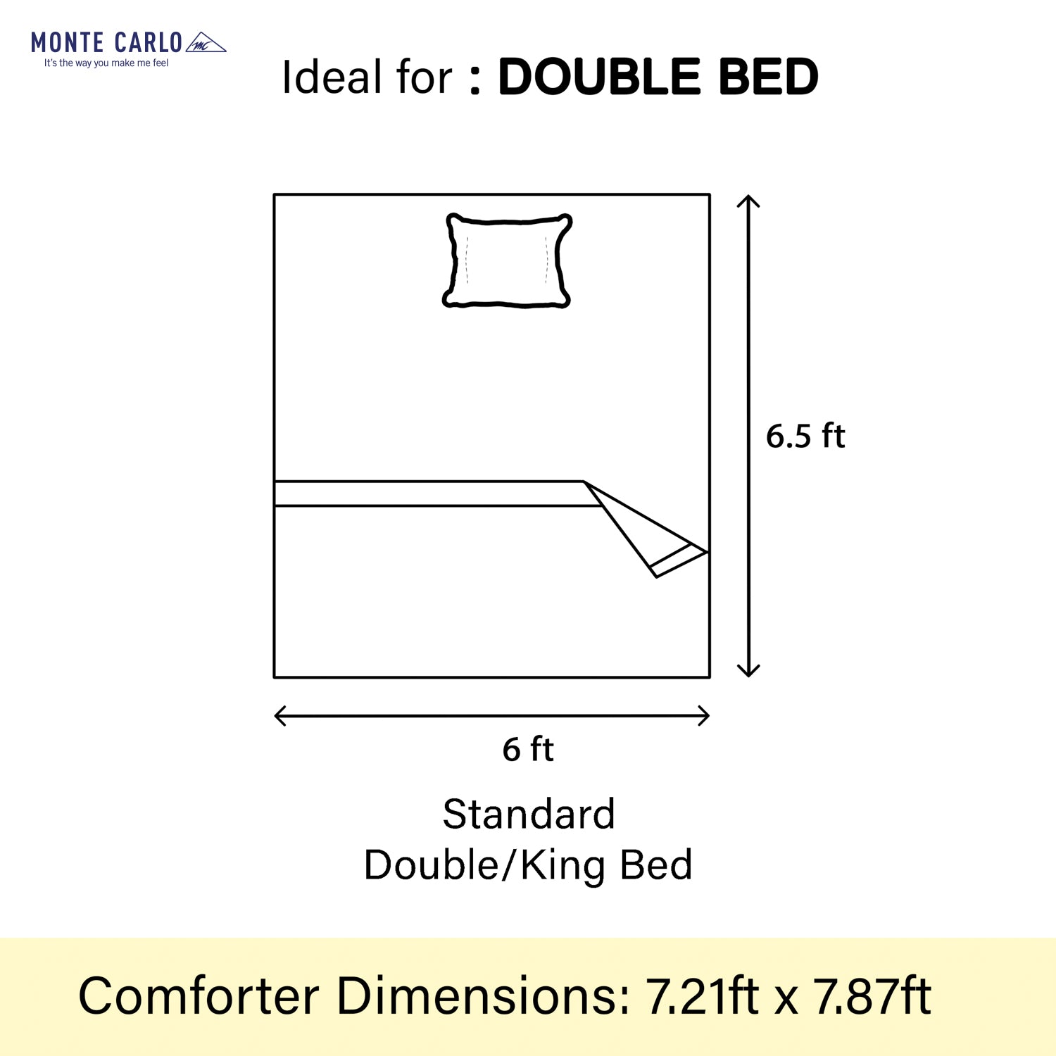 Printed Double Bed Blanket for Heavy Winter -2 Ply