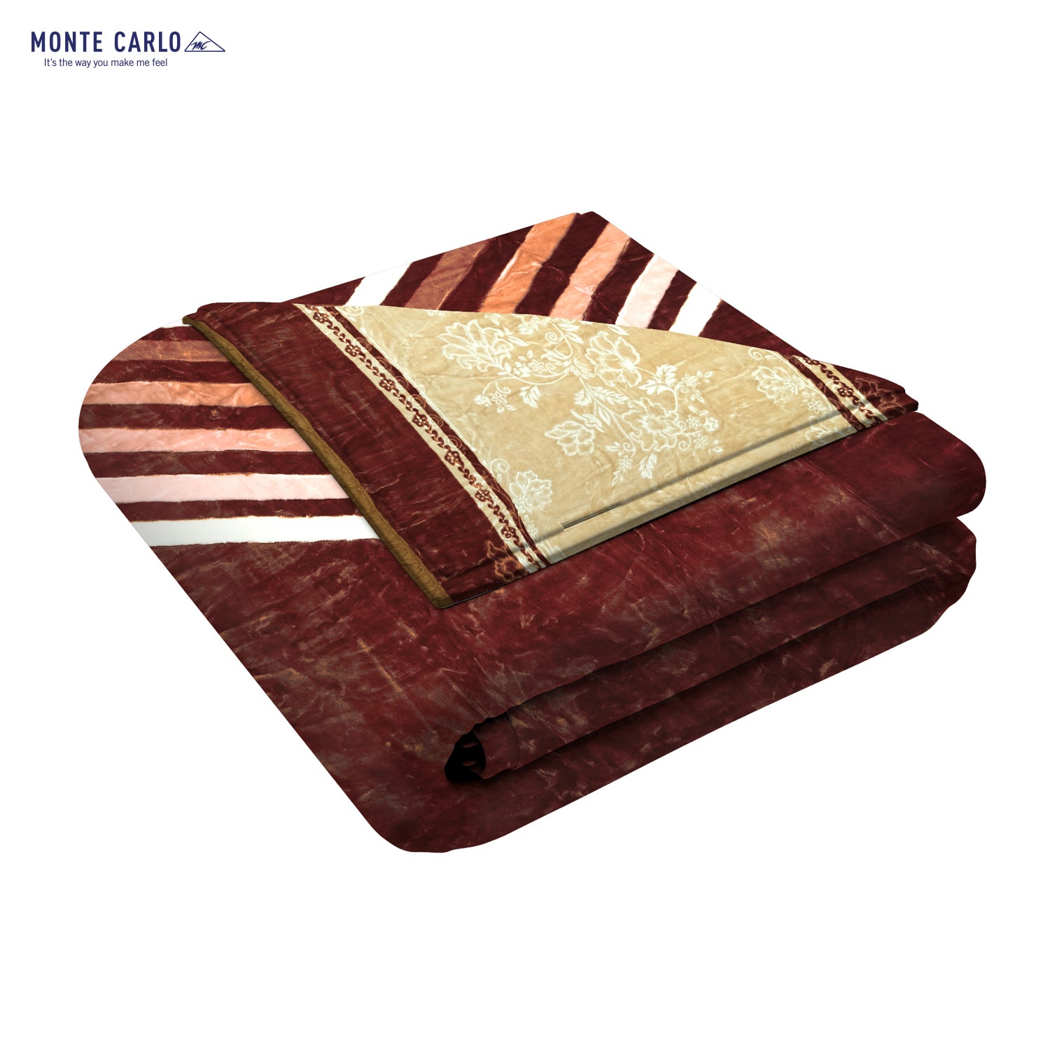 Printed Double Bed Blanket for Heavy Winter -2 Ply