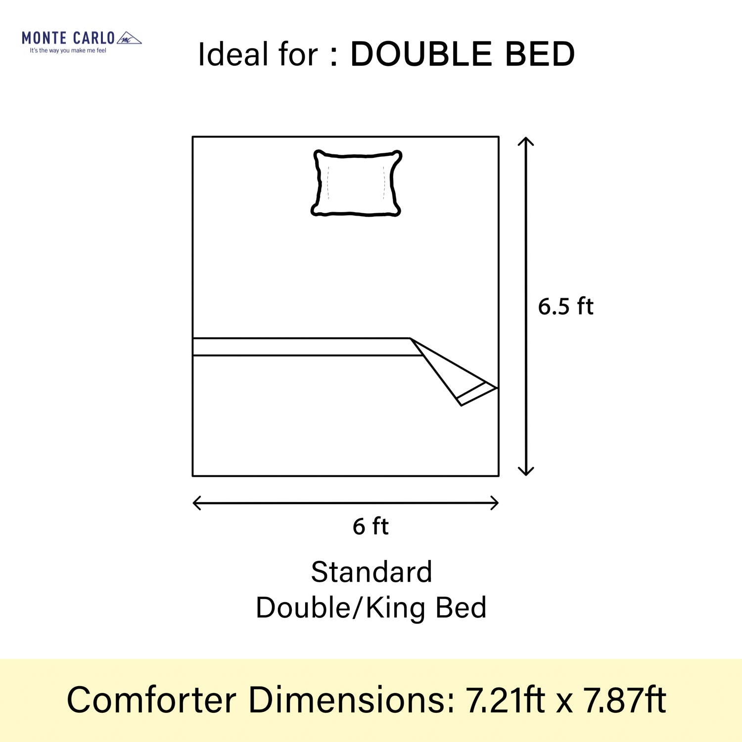 Printed Double Bed Blanket for Heavy Winter -2 Ply