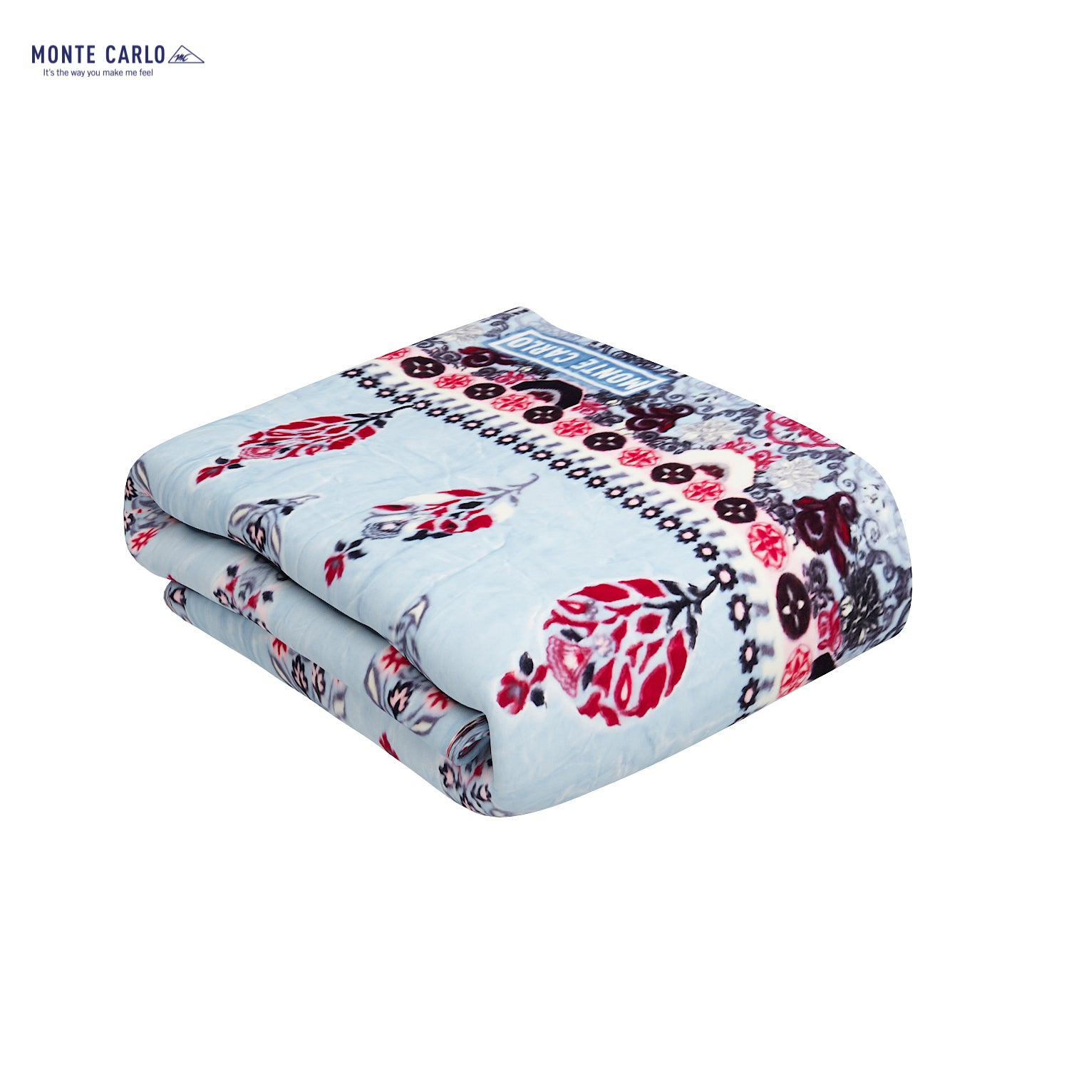 Printed Double Bed Blanket for Heavy Winter -2 Ply