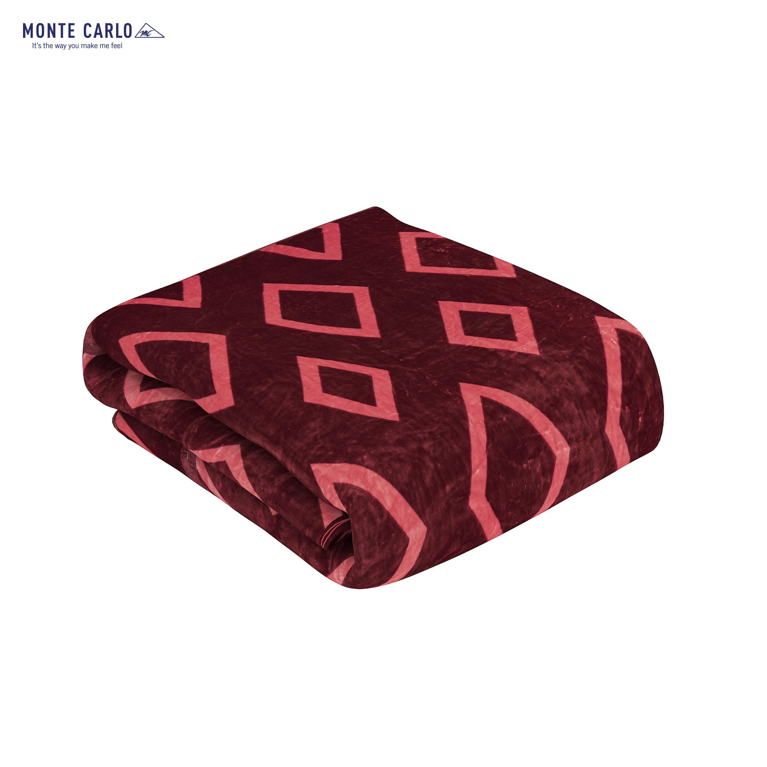 Printed Double Bed Blanket for Mild Winter -1 Ply