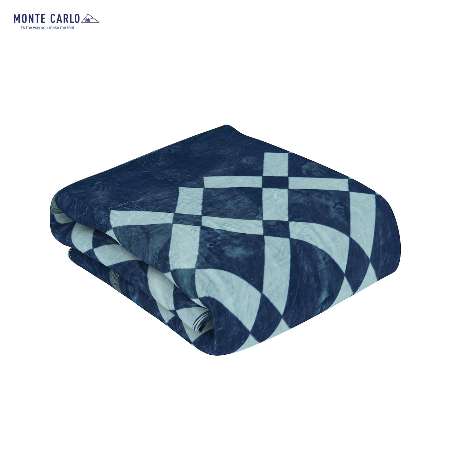 Printed Double Bed Blanket for Mild Winter -1 Ply