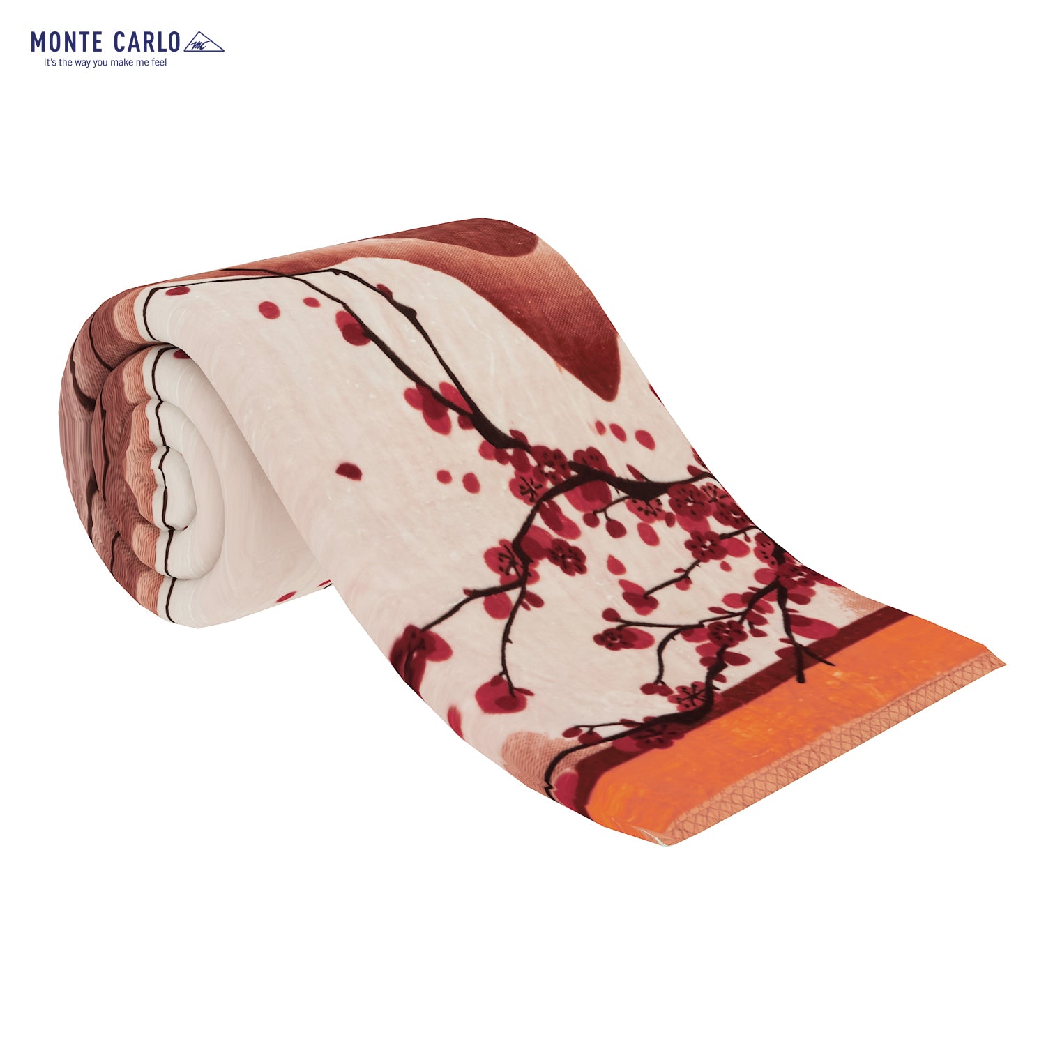 Printed Double Bed Blanket for Mild Winter -1 Ply