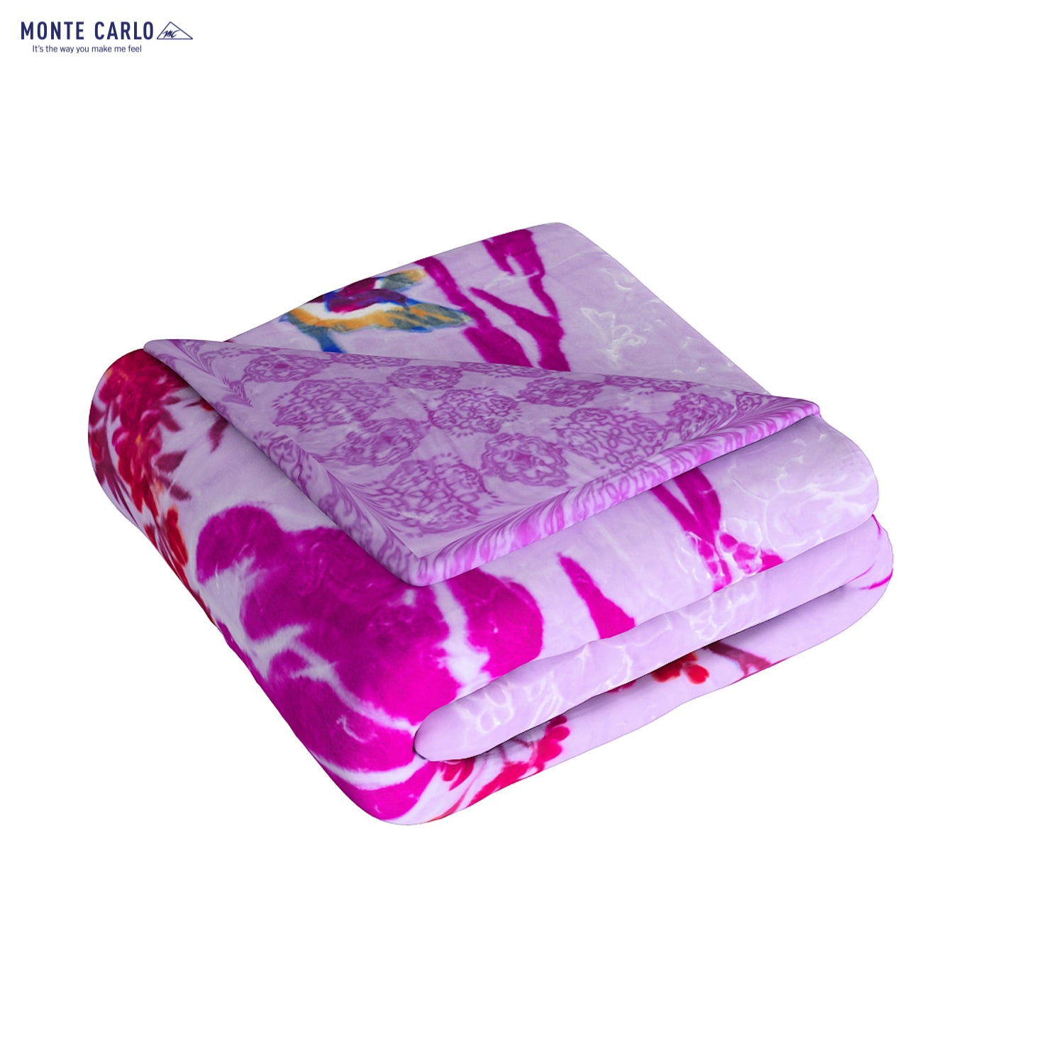 Printed Double Bed Blanket for Heavy Winter -2 Ply