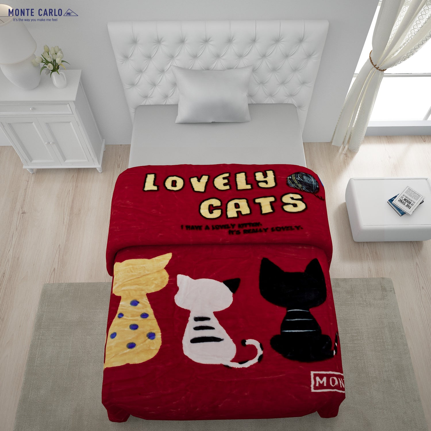 Printed Single Bed Blanket for Mild Winter -2 Ply