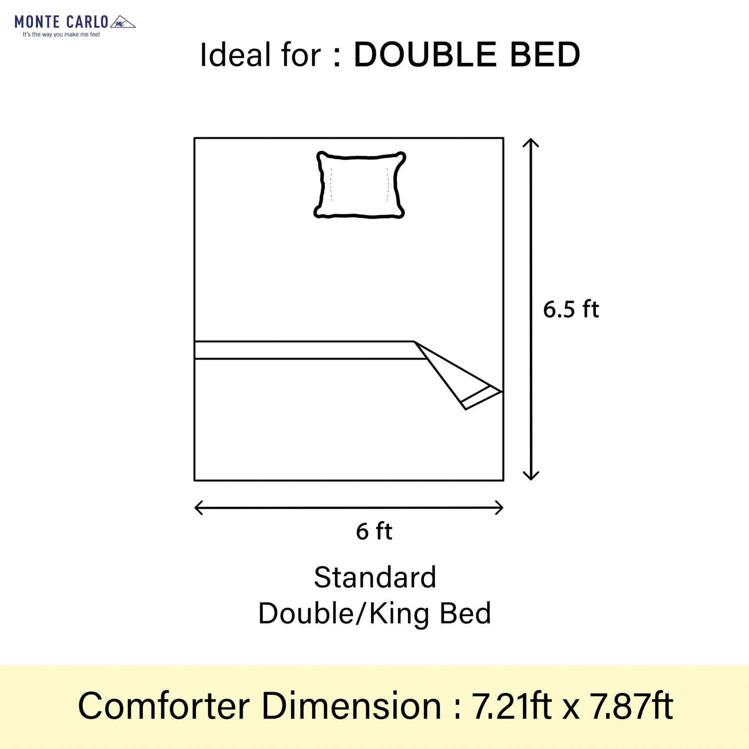 Printed Double Bed Blanket for Heavy Winter -2 Ply