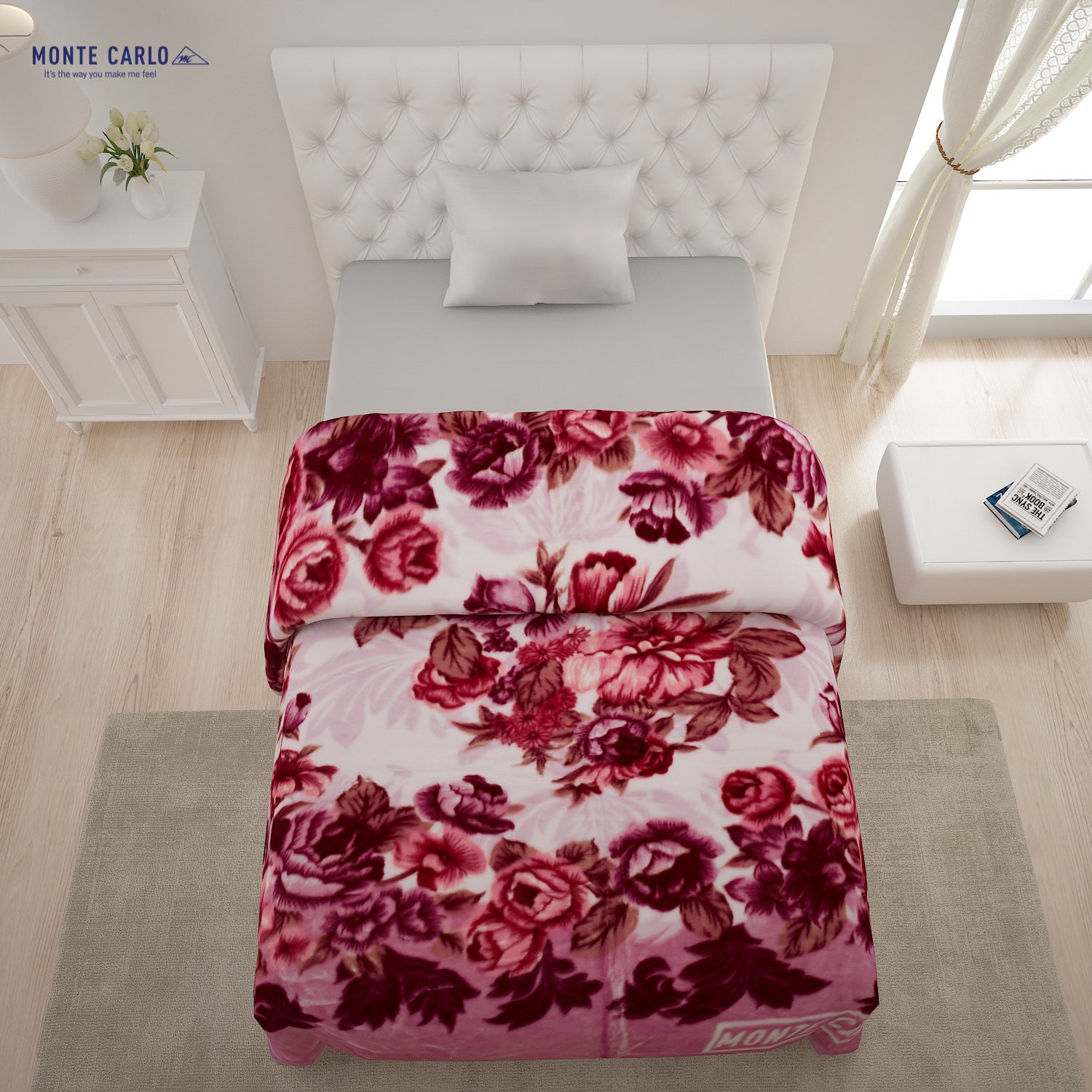 Printed Single Bed Blanket for Heavy Winter -2 Ply